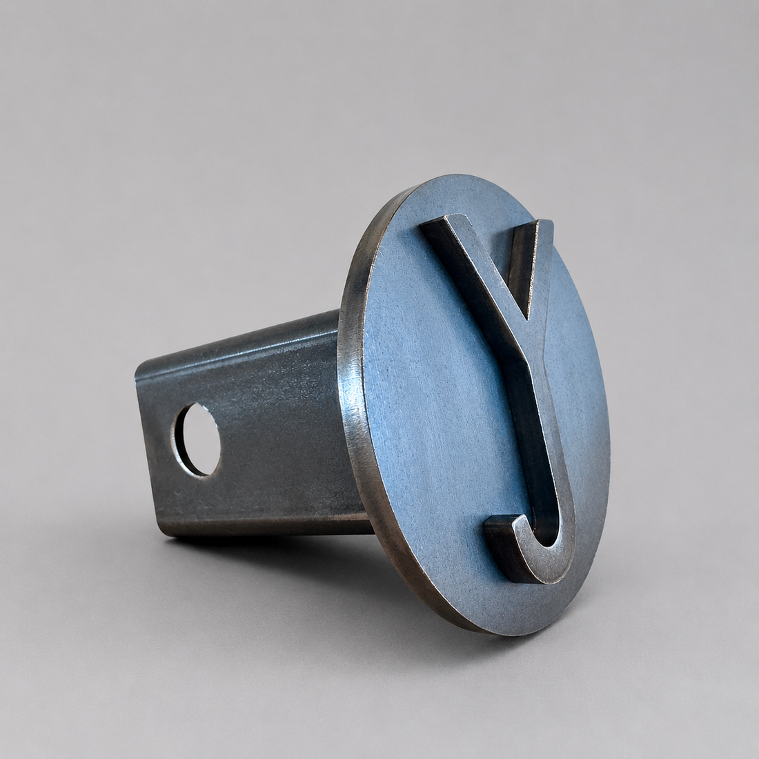 Custom Steel Hitch Covers for Trucks (2-Inch Receiver) | Raw or Powder Coated