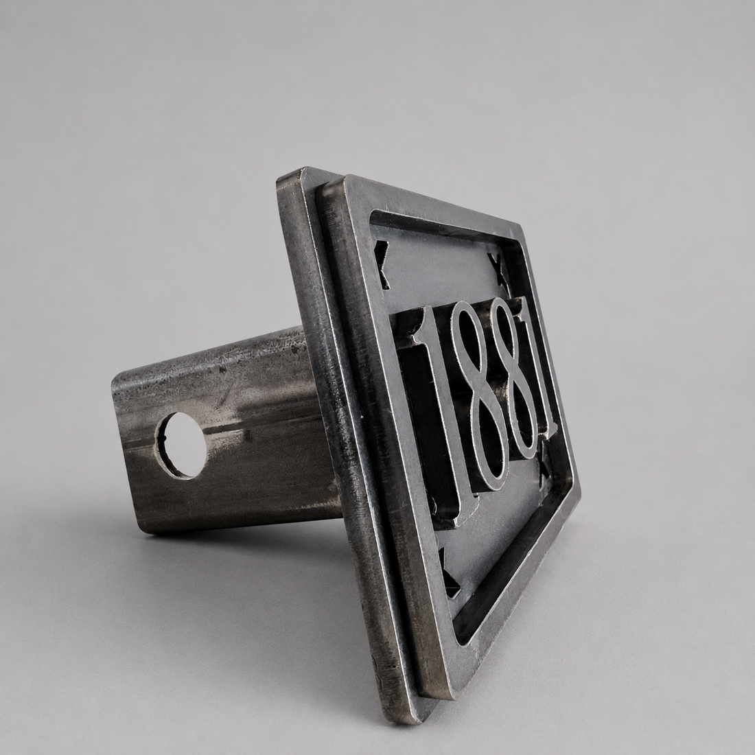 Custom Steel Hitch Covers for Trucks (2-Inch Receiver) | Raw or Powder Coated