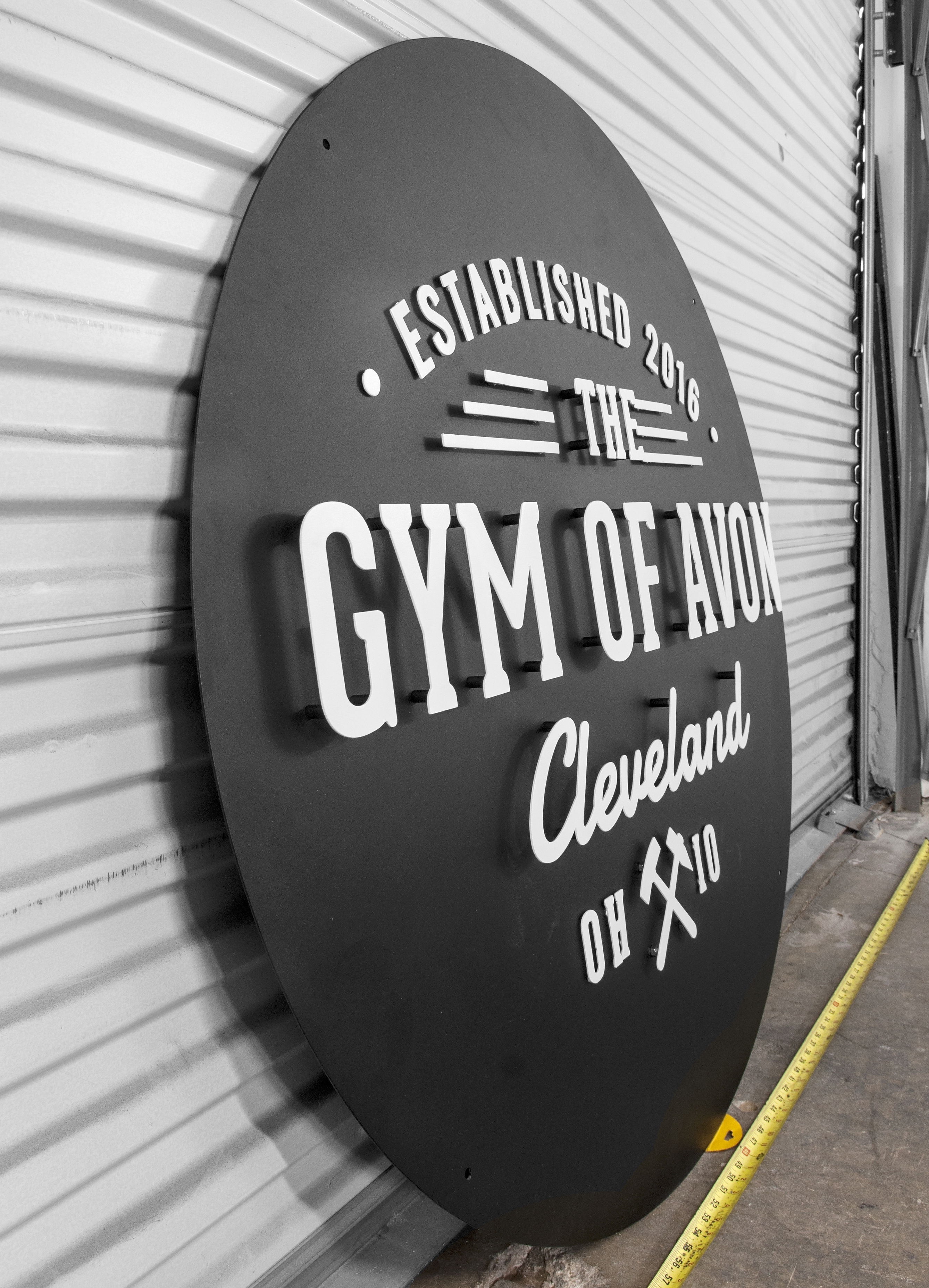 Gym of Avon Circle Sign 2