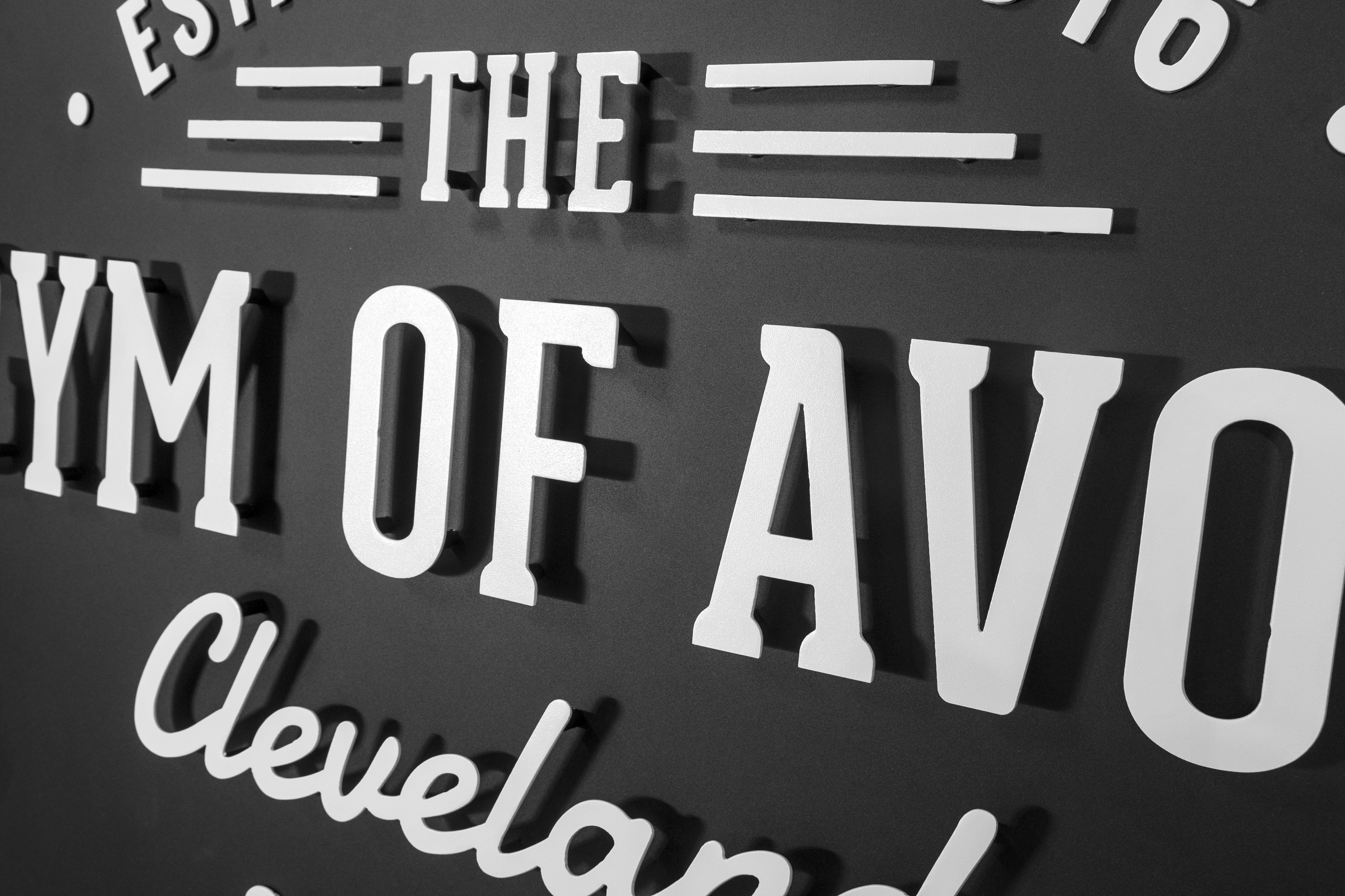 Gym of Avon Circle Sign 3