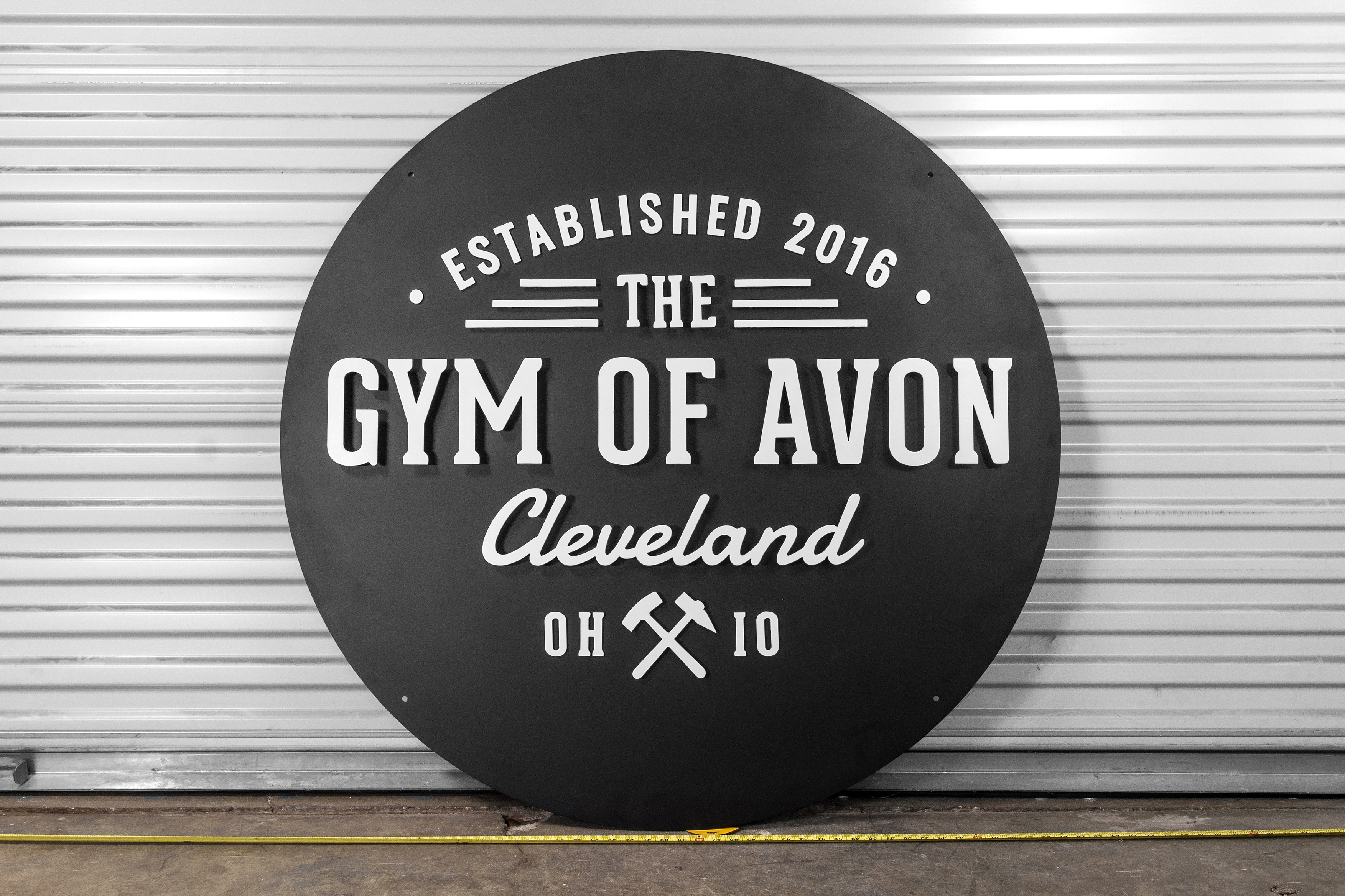 Gym of Avon Circle Sign 4